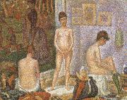 Georges Seurat The Models oil painting